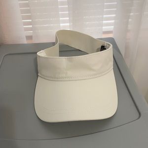 White sunvisor